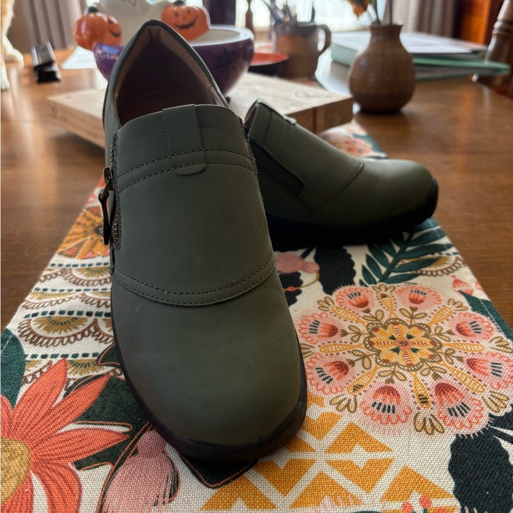 Soft Forest Green Women Shoes